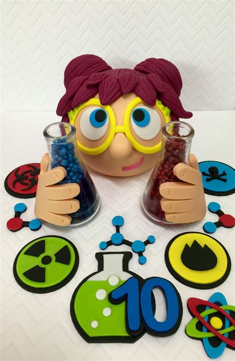 Mad Scientist Topper Tutorial .